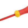 Wkrętak izolowany dla elektryka, grot Płaska 100 mm RS PRO