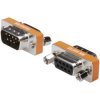 Digitus AK-610513-000-I Series Adapter D-SUB 9-pin socket-plug Silver Orange Blk