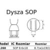 Dysza hotair do SOP 8.6x18mm 1260