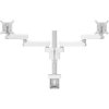 Vogel's 7122371 Monitor Desk Mount MOMO 2237 Dual 10-34" White Motion Arm
