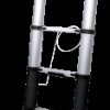 7064831 Telescopic ladder made of aluminium, up to 4.15 m, max. 150 kg,