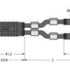 Turck 6630418 Rozdzielacz i adapter czujnika/aktuatora VBRK4.4-2PSW3M-5/5/TEL, 5 m, 1 szt.