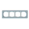 Deco Ramka Poczwórna Deco Pastel Matt Lazurowy 48Dr-4