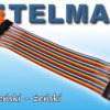 Przewody kable zworki 20cm 10szt żeńsko-żeński