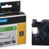 Labelling tape cartridge, 19 mm, tape green, font white, 5.5 m, 1805420
