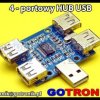 4 portowy HUB USB 2.0 pasywny