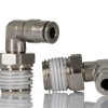 Złączka pneumatyczna R 1/4 męskie Wciskane 4 mm Norgren Złączka kolankowa R 1/4 męskie
