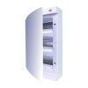 Rozdzielnica modułowa 3x18 natynkowa drzwi białe / IP 40 400V AC / ECT3X18PO-s 001101043