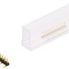 Pin header, 9 pole, pitch 2 mm, angled, black, SLY7SMD0369GSM