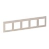 VALENA LIFE Ramka 5 pięciokrotna kremowa 754045 LEGRAND