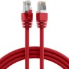 Patch cable, RJ45 plug, straight to RJ45 plug, straight, Cat 8.1, S/FTP, LSZH, 0.5 m, red, K5528RT.0,5
