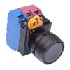 YW1B-A1E12B Black 22mm Momentary Push Button Switch 1NO-2NC IP65 IDEC