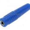 Gniazdo banan na przewód ( niebieskie ) 2mm