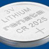 Lithium-button cell, CR2025, 3 V, 165 mAh, CR2025 MFR CU