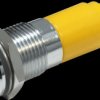 19220352 LED signal light, yellow flashing, 24 VDC, Ø14 mm, 70 mcd