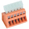 PTR 53191040321F, 4-Way PCB Spring Terminal Block 2.54mm 9A