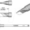 C245940 C245 soldering tip, blade-shaped, C245940/6.0 mm, angled