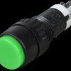 1.15.106.301/0518 Button, 24 V, 0.5 A, 1 NC/1 NO, Ø 9.1 mm, green