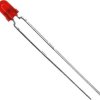 Dioda LED THT Vishay TLHR4400, czerwony, okrągły, 3 mm, 13 mcd, 60 °, 30 mA, 2 V