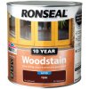 Ronseal 38692 10 Year Woodstain Teak 2.5 litre