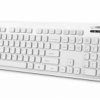 Wodoodporna klawiatura USB SINGAPORE biała