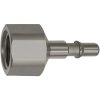 Nipple, L 52 mm, 12 bar, stainless steel, for jacks, 141942
