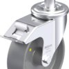 Blickle 752561 LEZ-PO 125G-FI-ELS Rolka obrotowa z blachy stalowej Średnica koła: 125 mm Maksymalne obciążenie: 150 kg 1