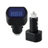 Wskaźnik napięcia samochodowy cyfrowy do gniazda zapalniczki