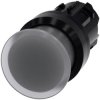 Siemens 3SU10011AD700AA0 3SU1001-1AD70-0AA0 Przycisk grzybkowy pierścień przedni z tworzywa sztucznego przycisk czarny,
