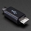 USB DIY Slim Connector Shell - MicroB Plug