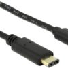 Delock Kabel USB USB 2.0 Złącze męskie USB Micro-B, Złącze męskie USB-C® 2.00 m czarny 83334