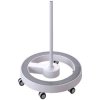 Lumeno 6159GR Rollstand: Stable Stylish Movable Design for Lamps
