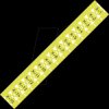 211-835/000-002 Cable bundle markers for smart printer, 25x11 mm, yellow