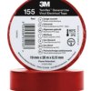 Taśma izolacyjna 19mm x 20m PCW Temflex 155 czerwona 7100184741