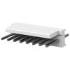 Pin header, 8 pole, pitch 2.54 mm, straight, natural, 640454-8