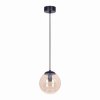 Lampa wisząca DELTA z bursztynowym szklanym kloszem, ma E14 K-5160 Kaja Lighting