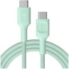 KABEL USB-C / USB-C Greencell PowerStream 200cm PD 100W zielony w oplocie