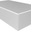 Aluminum enclosure, (L x W x H) 229 x 127 x 51 mm, natural, 1444-14