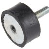 Mocowanie antywstrząsowe, M6, Ø 30mm, materiał: Guma naturalna 60Shore A, RS PRO