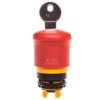 Przycisk bezpieczeństwa 22mm 0Z 1R IP66 klucz M22-PVS/K01 216514