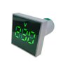 Voltomierz LED 20-500V AC T2 zielony 32x32mm/ 011579