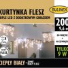 Kurtyna świetlna zewnętrzna flesz 200l kurtyna sople z dod.gniazdem 10m dekoracji+5 m przewodu zasilającego 13-588