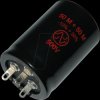 ELKO 2X50/500V Electrolytic capacitor for tube technology, radial, 50 + 50 uF,