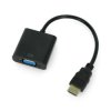 Konwerter HDMI do VGA + audio HD31A z przewodem