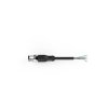Bernstein 6075689090 SFW-M12C4/AW-05PU 0.5m Black M12 4-Pin Cable