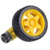 TT D65 Drive Set - 6V DC Motor with 68mm Wheel - with 1:48 Gearbox