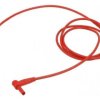 Przewód pomiarowy 10A izolowane Uznam: 600V Dł: 1m czerwony 65.9578-10022