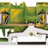 2-wire protective earth terminal, spring-clamp connection, 0.08-4.0 mm², 1 pole, 32 A, yellow/green, 281-907/999-950