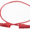 Przewód pomiarowy 2 mm 973594101, PVC, 6A, 60V dc, kolor: Czerwony, dł. 250mm, -40→ +60 °C., Hirschmann Test &