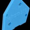 236-400 End plate, blue